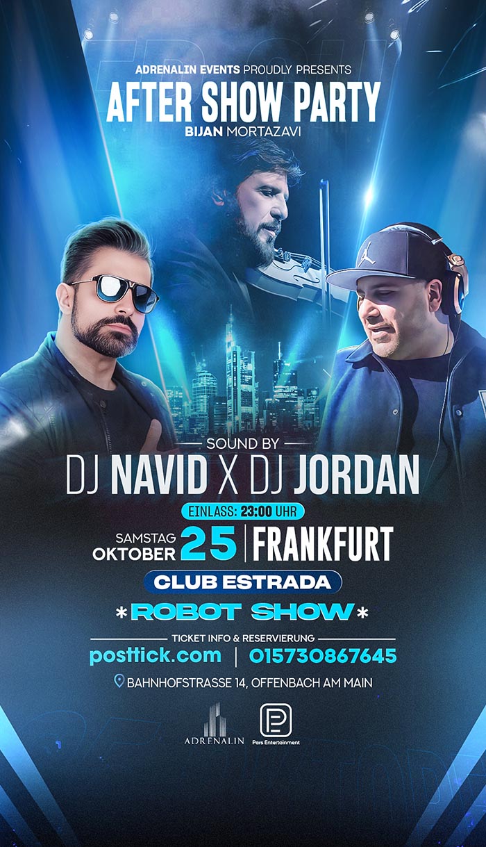 Official After Show Party - Bijan Mortazavi - 25.10.2025 - Club Estrada - Offenbach