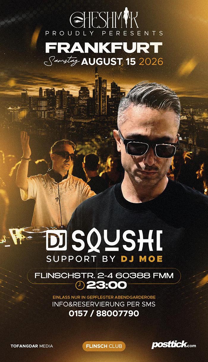 Persian Party - 15.08.2026 - DJ Soushi - Frankfurt