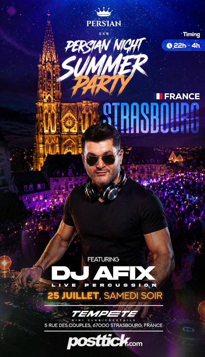 Persian Night - Summer Party - 25.07.2026 - Tempete - Strasbourg