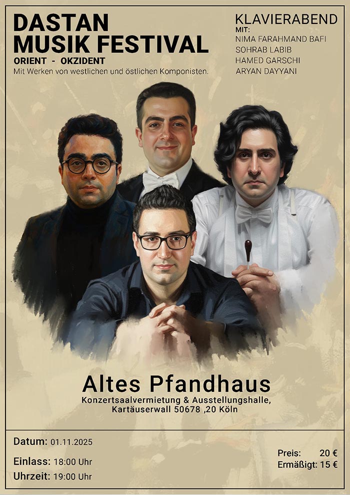 Dastan Musikfestival - 01.11.2025 - Altes Pfandhaus - Köln