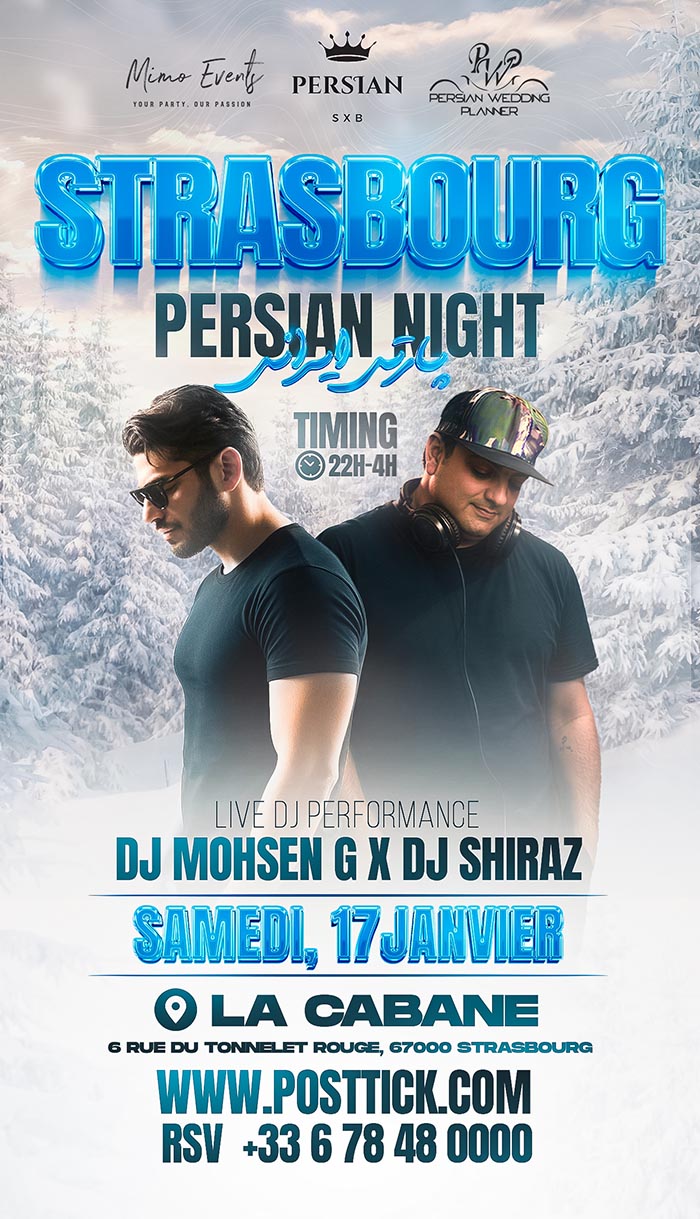Persian Night - 17.01.2026 - La Cabane - Strasbourg