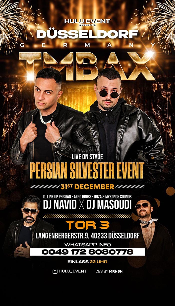 Silvester Event - TM BAX Live on Stage - 31.12.2025 - Tor 3 - Düsseldorf
