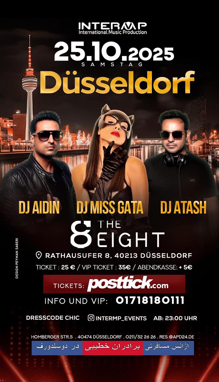 Persian Party in Düsseldorf - 25.10.2025 - The Eight - Düsseldorf