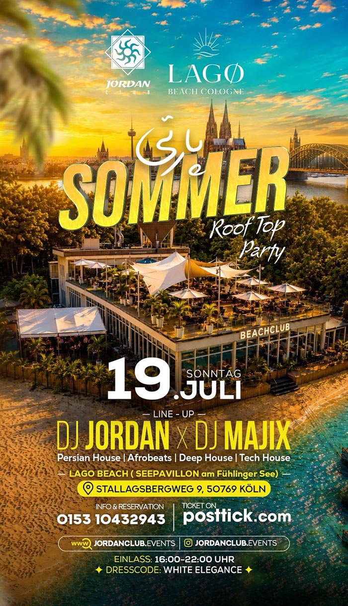 Sommer Roof Top Party - 19.07.2026 - Lago Beach - Köln