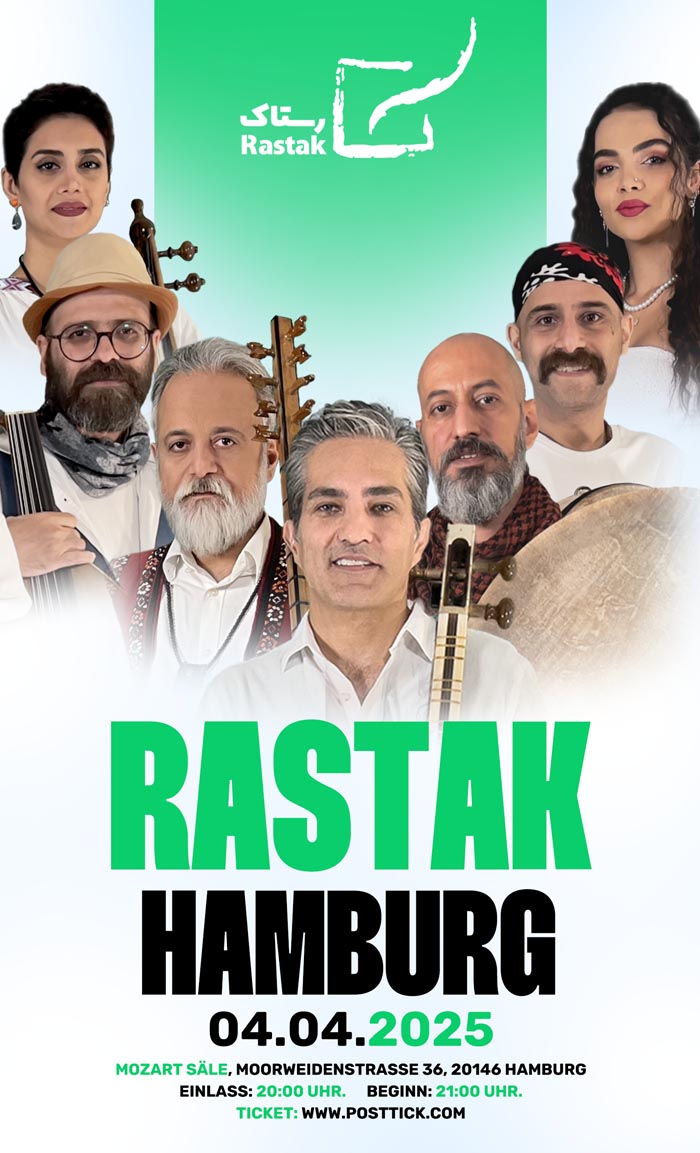 Rastak Music Group Live on Stage - 04.04.2025 - Mozart Säle - Hamburg