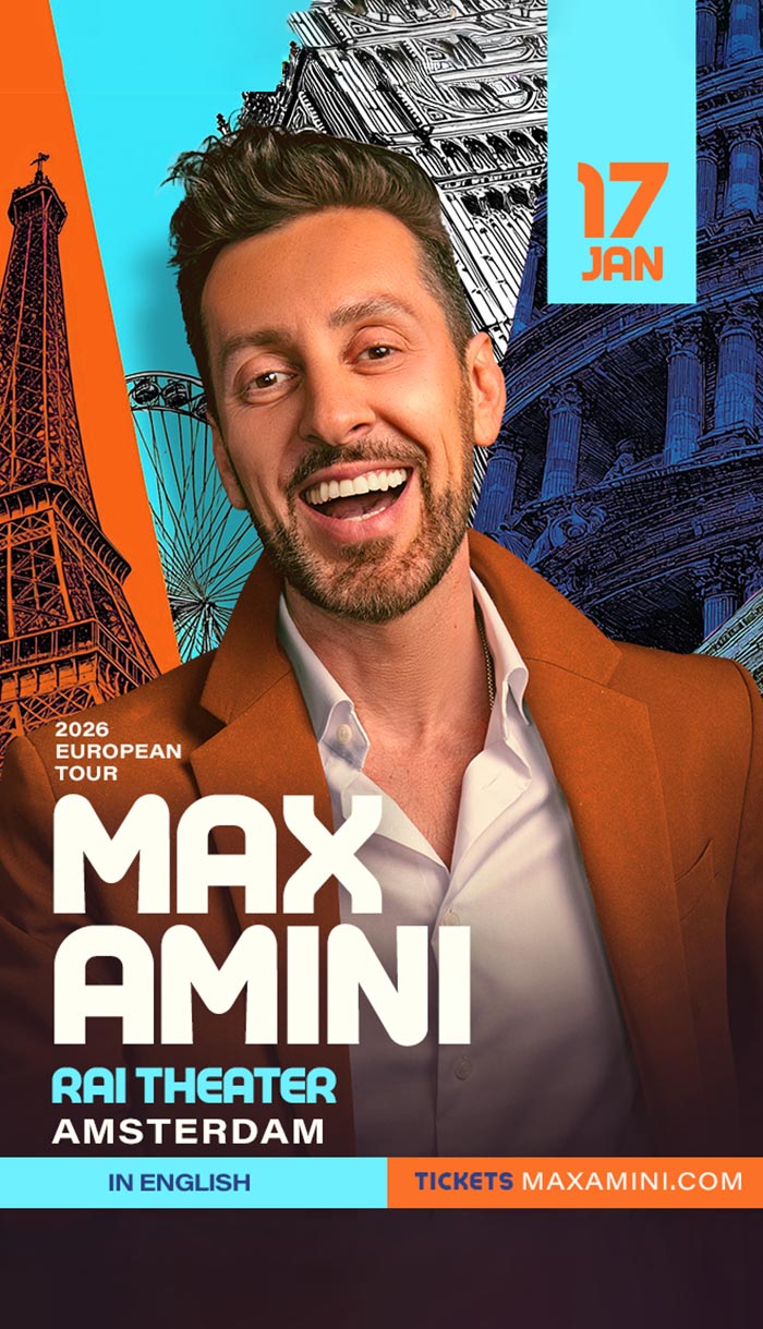 Max Amini - 17.01.2026 - Rai Theater - Amsterdam - in English