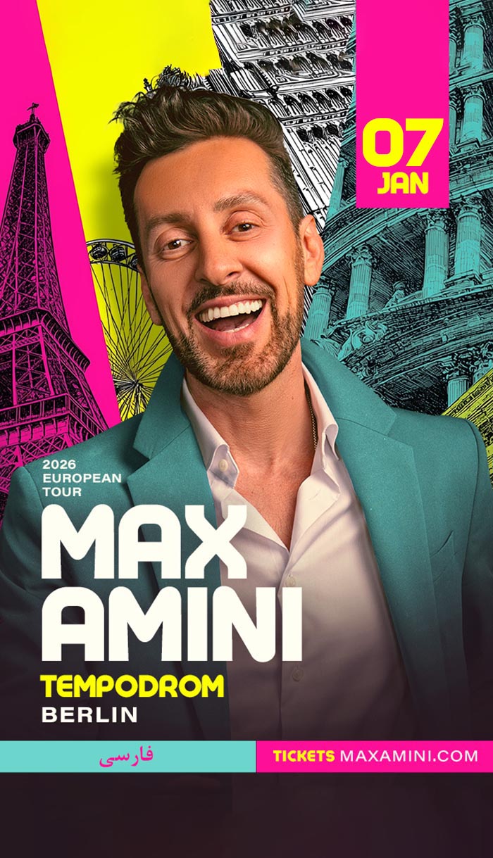 Max Amini - 07.01.2026 - Tempodrom (Kleine Arena) - Show 1 - Berlin - in Farsi