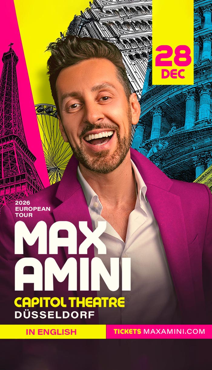 Max Amini - 28.12.2025 - Capitol Theater - Düsseldorf - in English