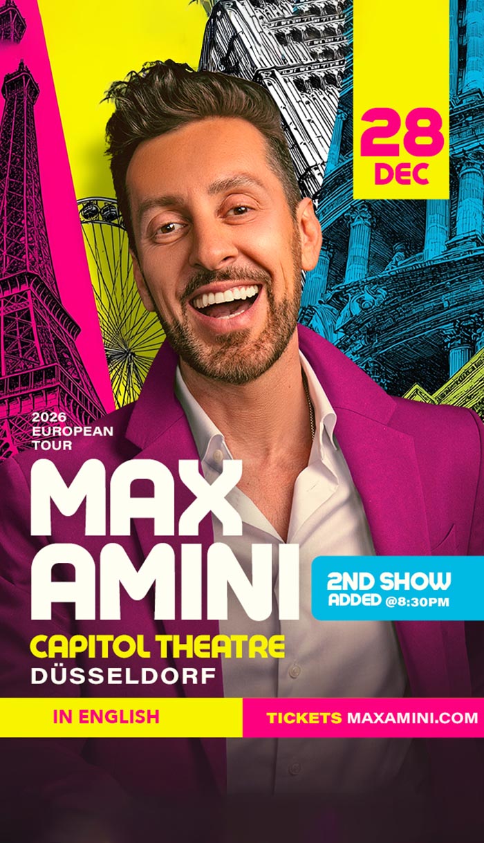 Max Amini - 28.12.2025 - Capitol Theater - Düsseldorf - in English