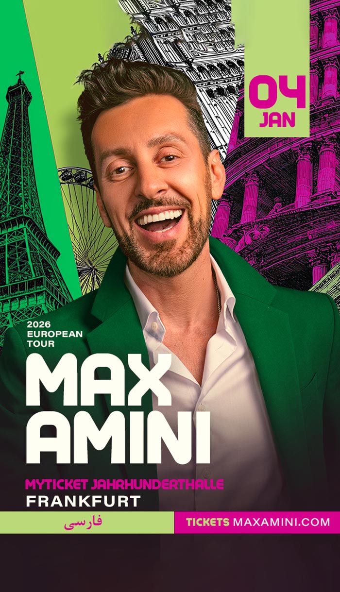 Max Amini - 04.01.2026 - myticket Jahrhunderthalle - Frankfurt - in Farsi