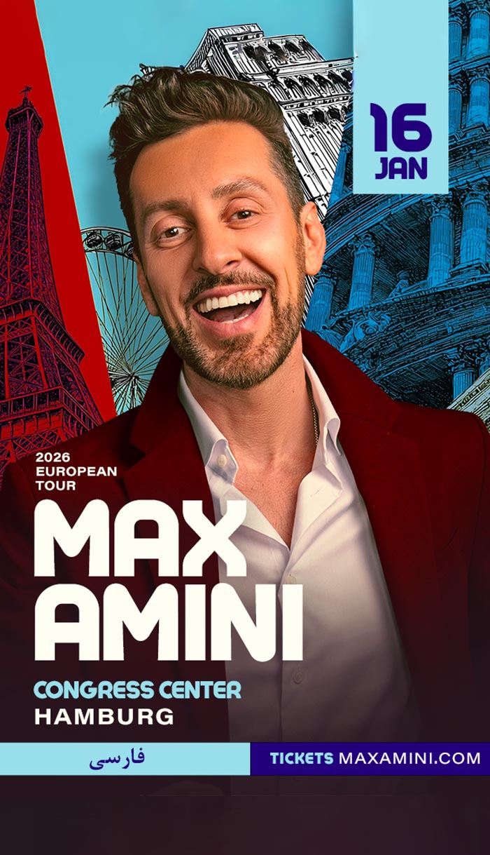 Max Amini - 16.01.2026 - CCH - Congress Center - Hamburg - in Farsi
