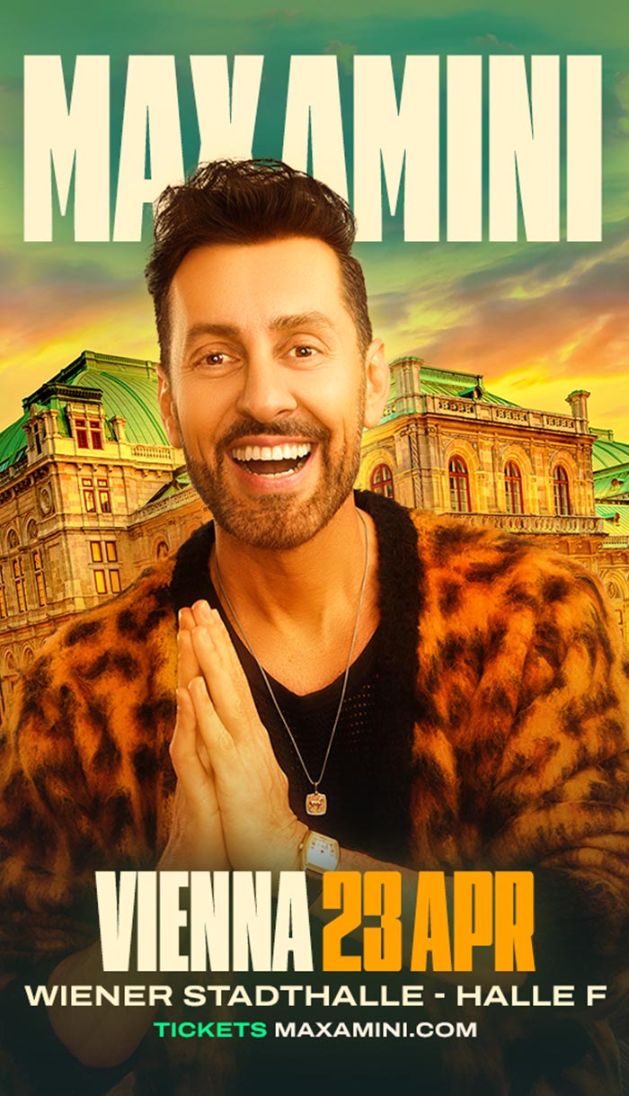 Max Amini - 23.04.2026 - Wiener Stadthalle - Halle F - Vienna - in English