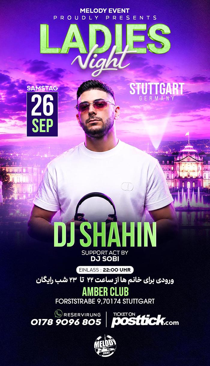Persian Ladies Night Party - 26.09.2026 - Amber Club - Stuttgart