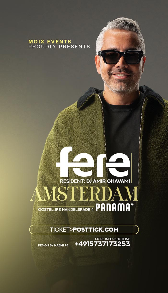 Persian Party with DJ Fere - 12.09.2026 - Club Panama - Amsterdam