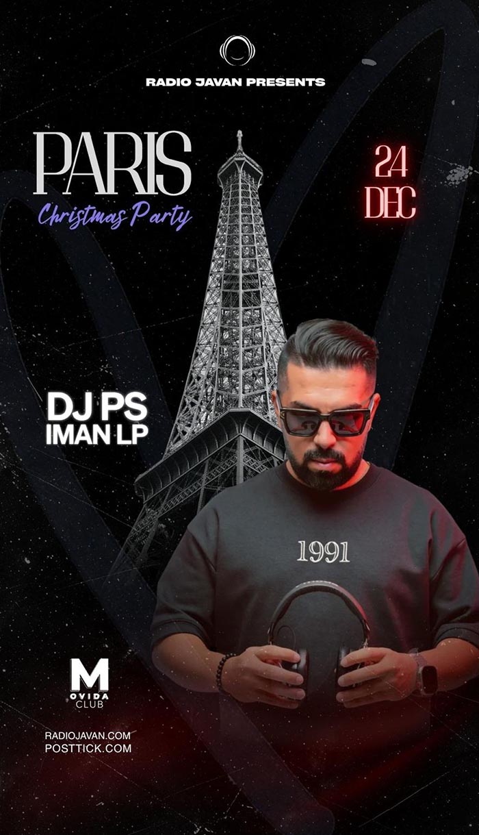 Radio Javan Party - 24.12.2026 - Movida Club - Paris - France