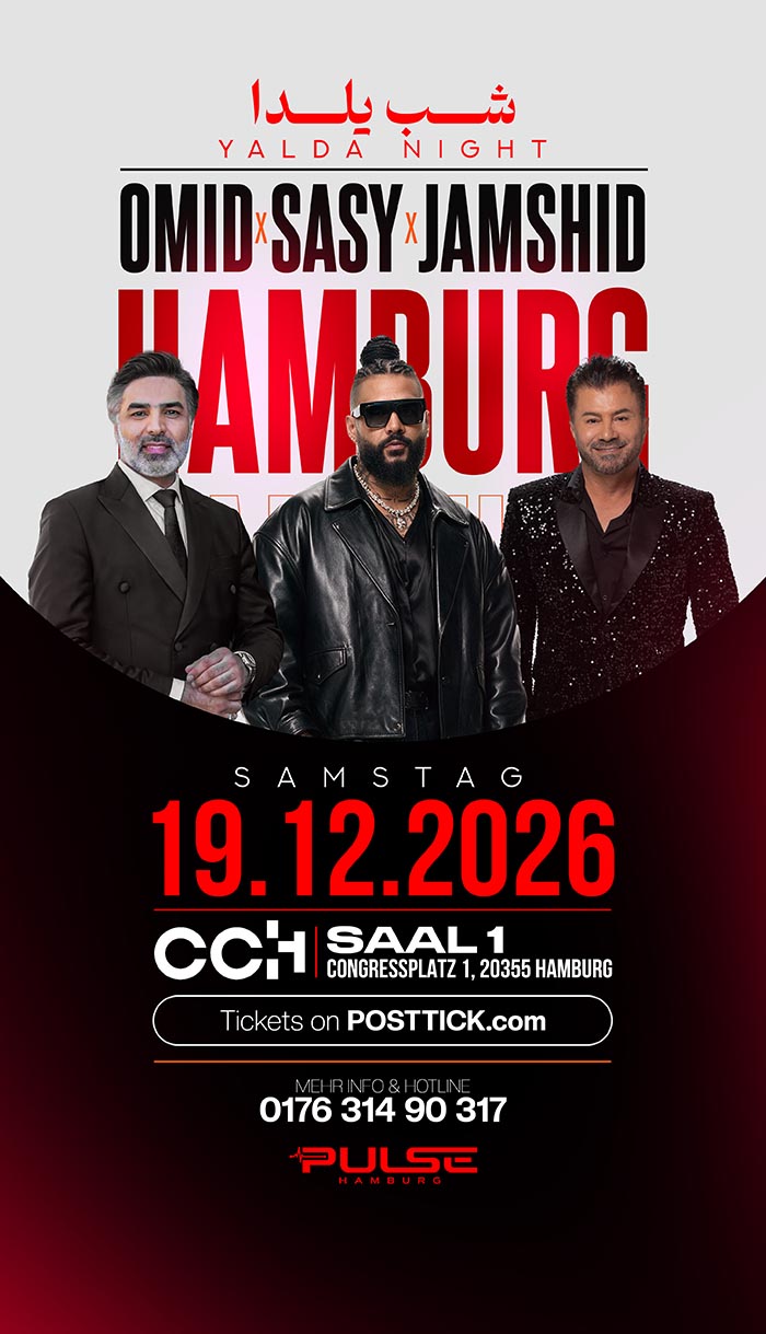 Omid, Sasy & Jamshid - 19.12.2026 - CCH Congress Center Hamburg