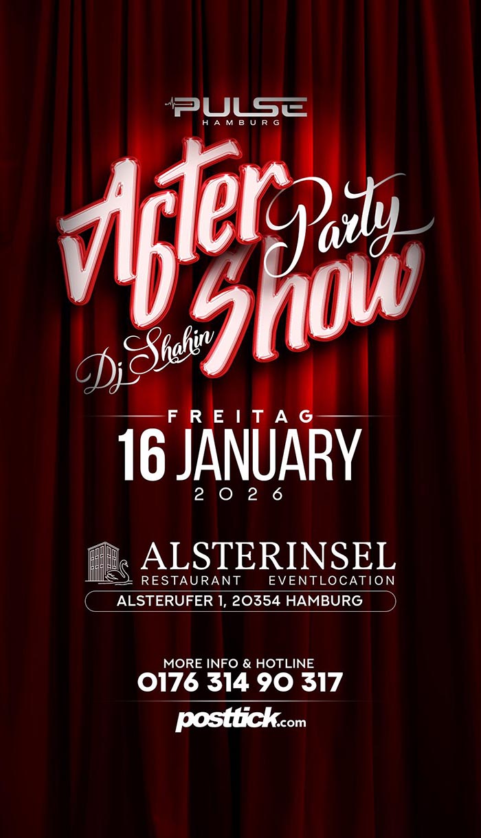 Aftershow Party - 16.01.2026 - Alsterinsel - Hamburg