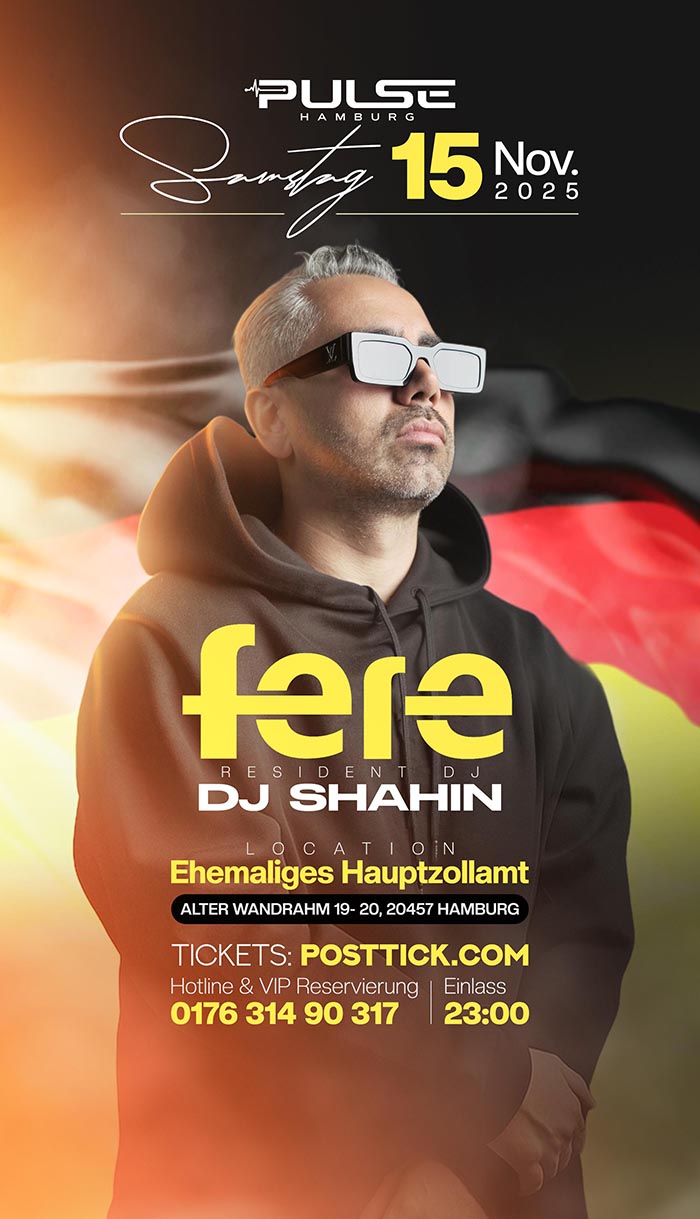 Persian Party - 15.11.2025 - Ehemaliges Hauptzollamt - Hamburg