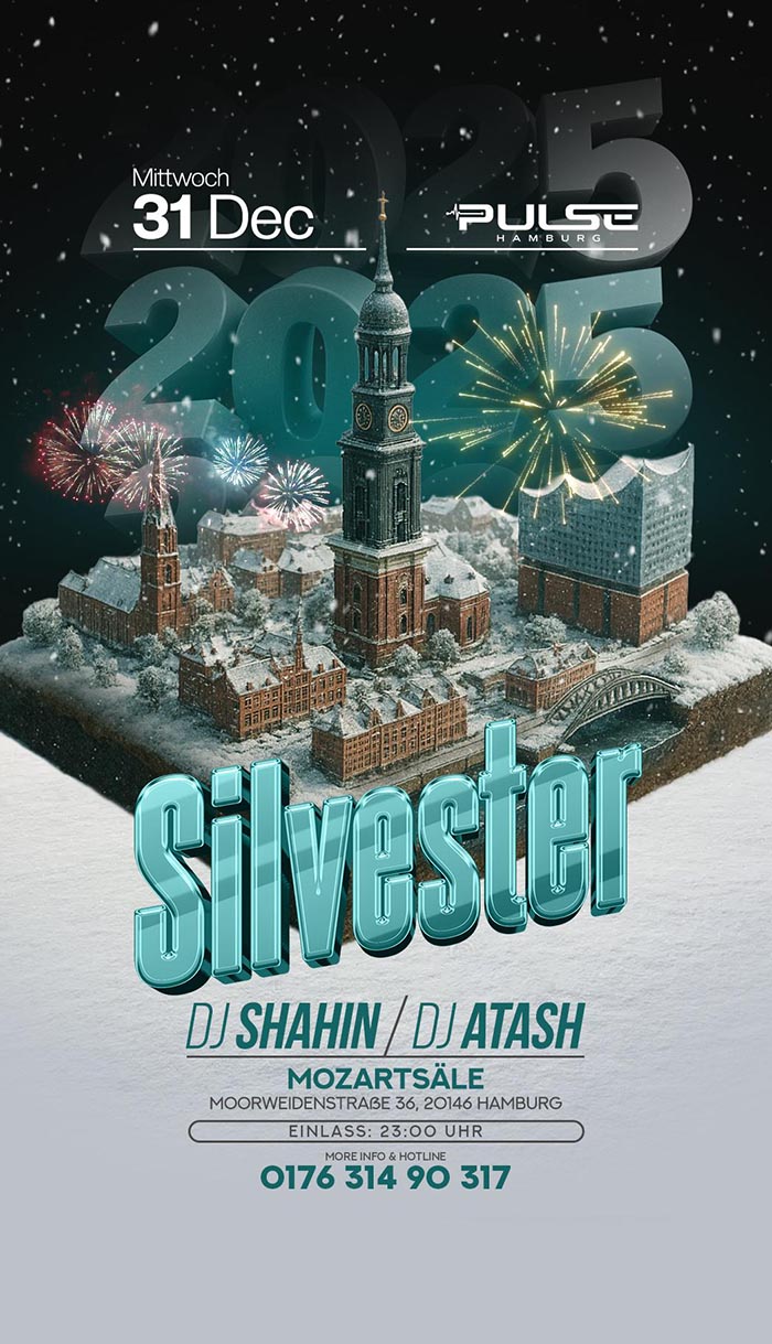 Silvester Party - 31.12.2025 - Mozartsäle - Hamburg