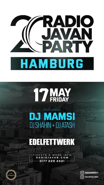 Radio Javan Party - 17.05.2024 - Edelfettwerk - Hamburg