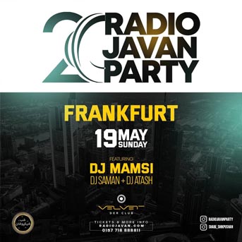 Radio Javan Party - 19.05.2024 - Velvet Club - Frankfurt am Main