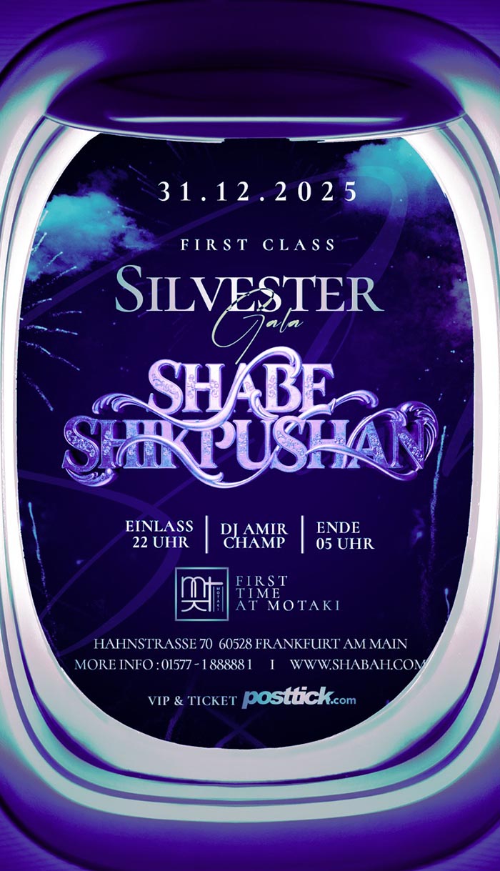 Silvester-Gala-Party - 31.12.2025 - Motaki - Frankfurt