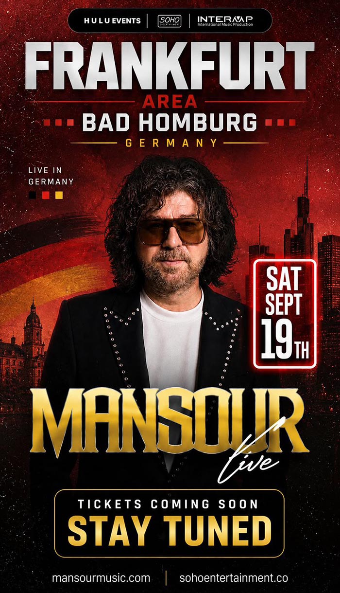 Mansour live on Stage - 19.09.2026 - Kurtheater Bad Homburg / Frankfurt