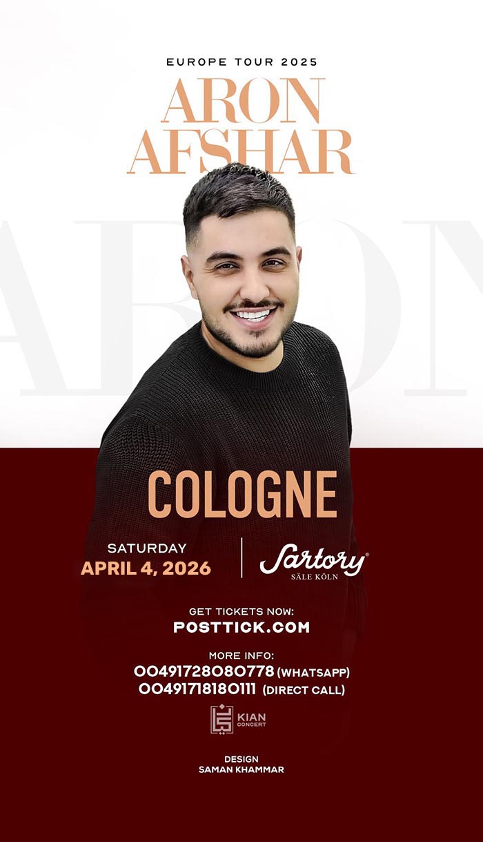 Aron Afshar Live on Stage - 04.04.2026 - Sartory Saal - Köln