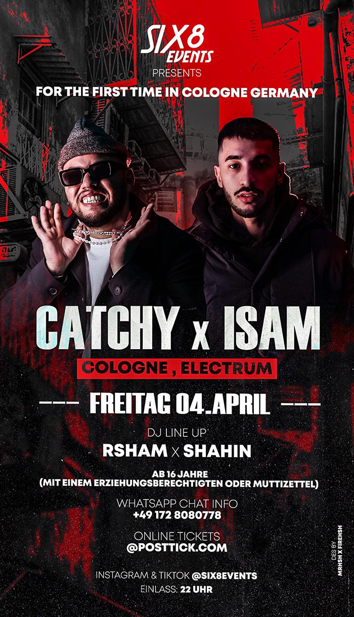 Catchy & Isam - 04.04.2025 - Electrum - Köln