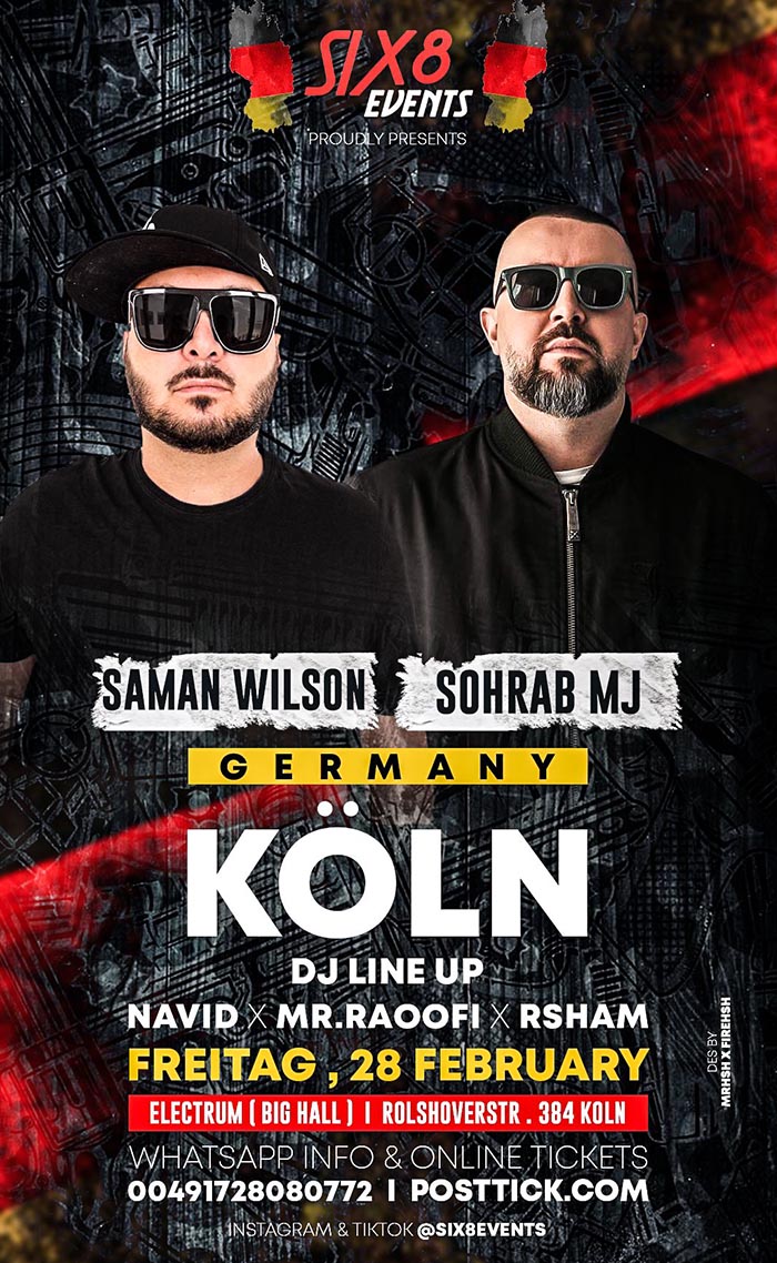 Saman Wilson & Sohrab MJ - 28.02.2025 - Electrum Club - Köln