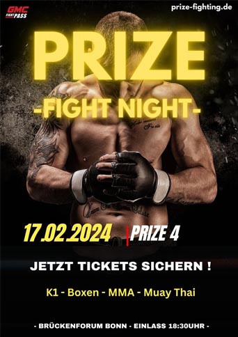 Prize Fight Night - 17.02.2024 - Brückenforum - Bonn