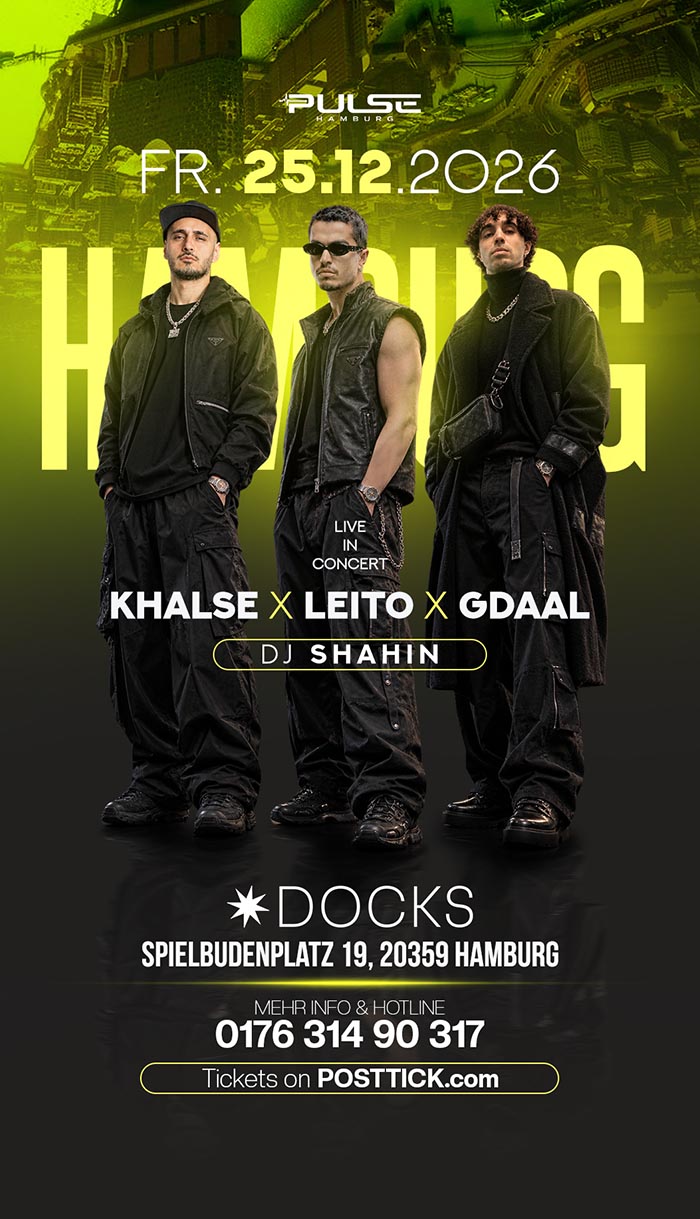 Khalse, Leito, Gdaal - 25.12.2026 - Hamburg - Germany