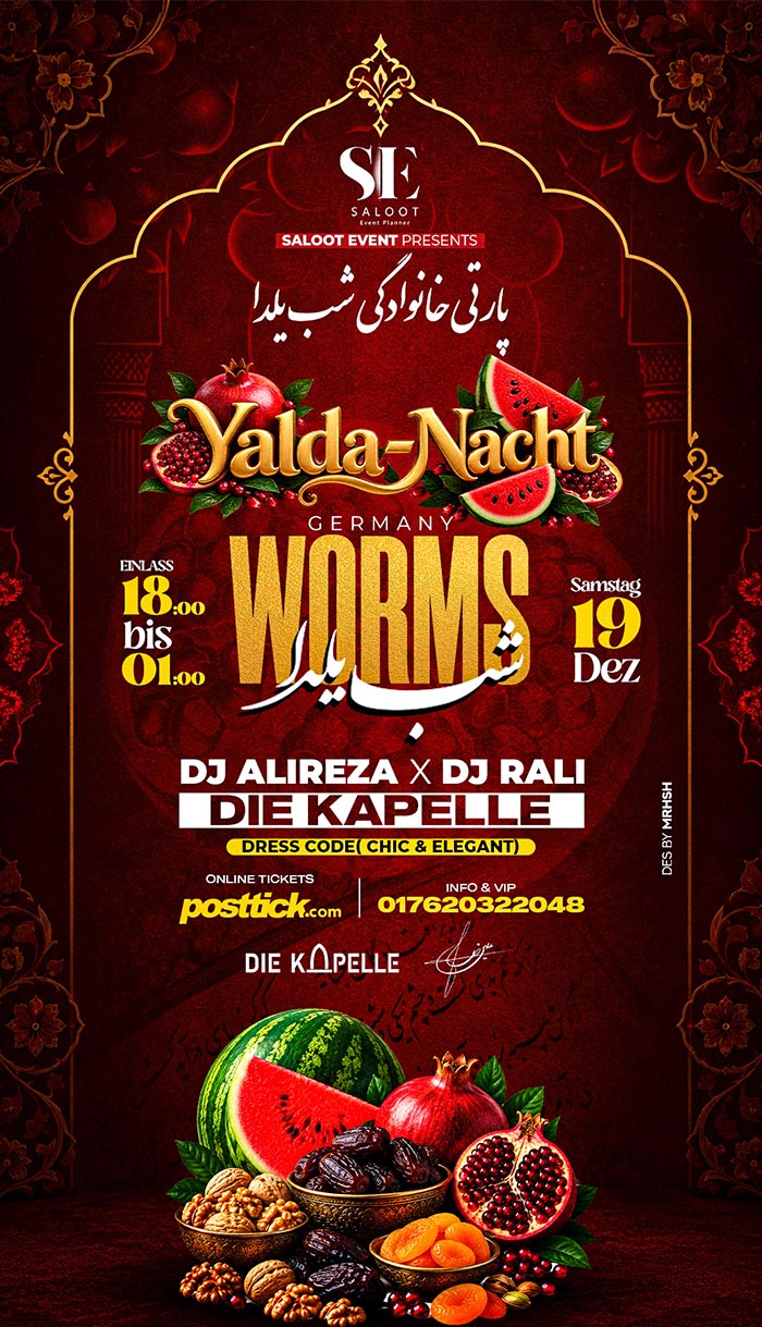 Familienparty zur Yalda-Nacht - 19.12.2026 - Worms - Germany